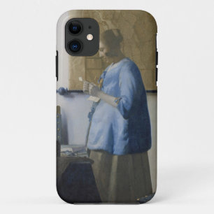 Woman Reading a Letter, c.1662-63 (oil on canvas) iPhone 11 Case