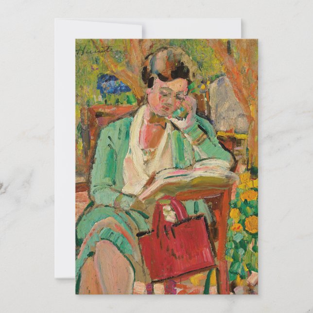 Woman Reading | George Leslie Hunter (Front)