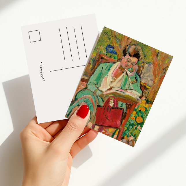 Woman Reading | George Leslie Hunter Postcard (Creator Uploaded)