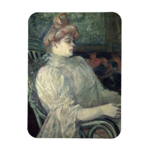 Woman Reading Magnet