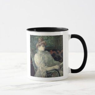 Woman Reading Mug