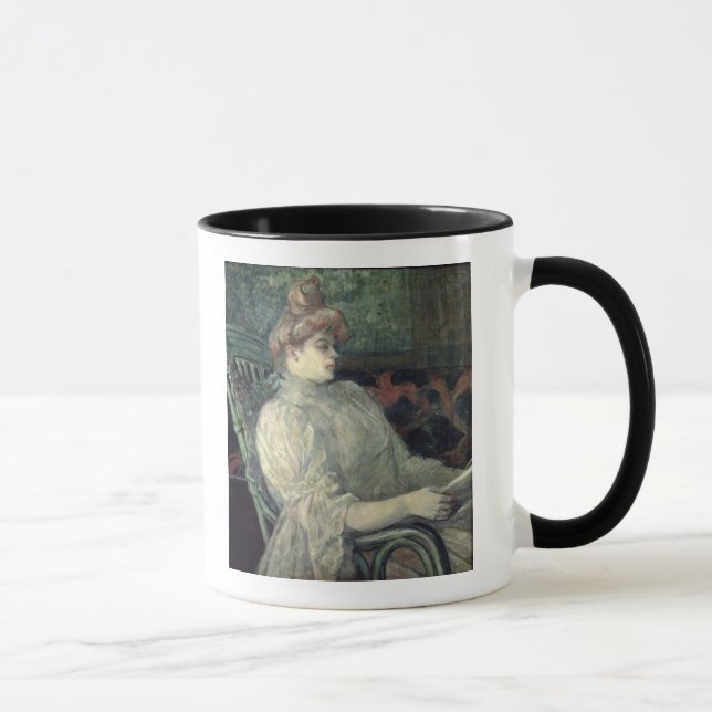 Woman Reading Mug (Right)