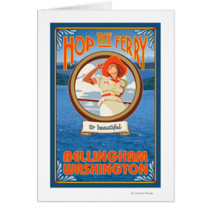 Woman Riding Ferry - Bellingham, Washington