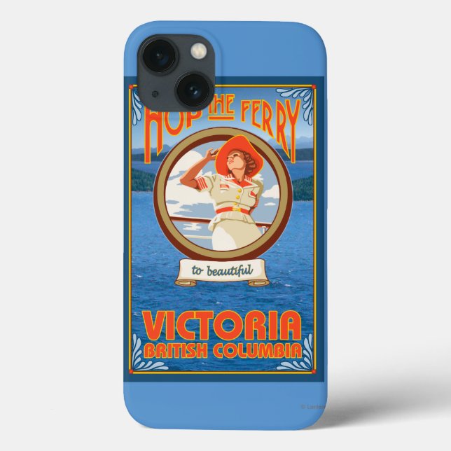 Woman Riding Ferry - Victoria, BC Canada Case-Mate iPhone Case (Back)