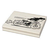 Woman Riding Motorcycle Biker Chick art