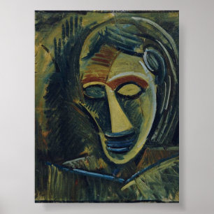 Woman’s Head by Pablo Picasso (1908) Poster