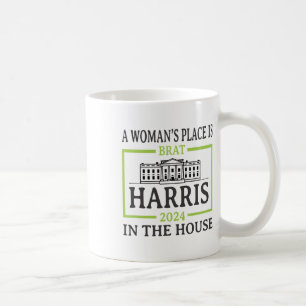 Woman’s Place Is In The White House 2024 Kamala Ha Coffee Mug
