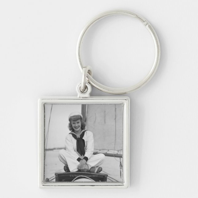 Woman Sailor Key Ring (Front)