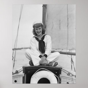 Woman Sailor Poster