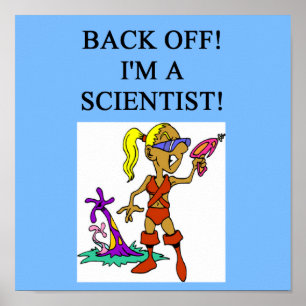 woman scientist poster