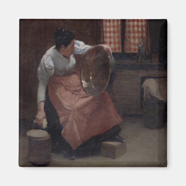 Woman Scouring Magnet (Front)