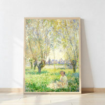 Woman Seated under the Willows by Claude Monet
