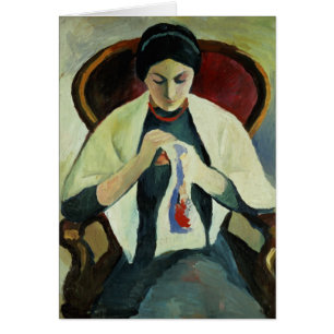 Woman Sewing