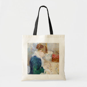 Woman Sewing, Berthe Morisot Tote Bag