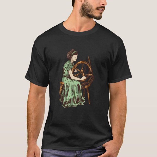 Woman Sewing machine T-Shirt (Front)