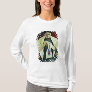 Woman Sewing T-Shirt