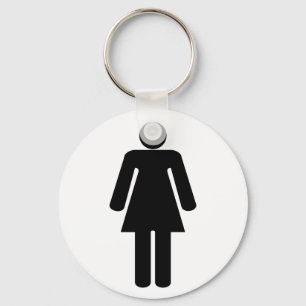 Woman Shape Key Ring