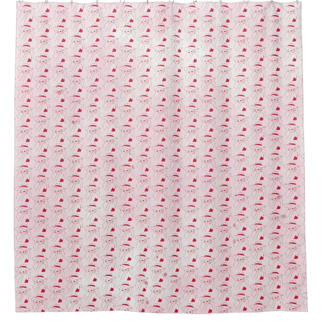 Woman Shower Curtain (Front)