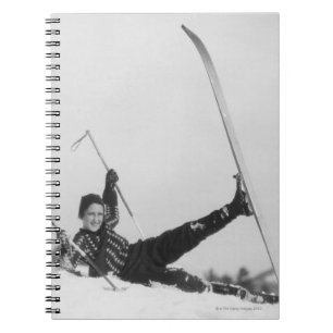 Woman Skier 2 Notebook