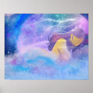 Woman Sleeping Poster