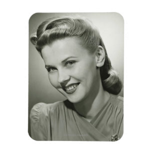 Woman Smiling 2 Magnet