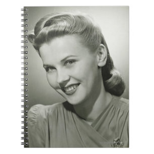 Woman Smiling 2 Notebook