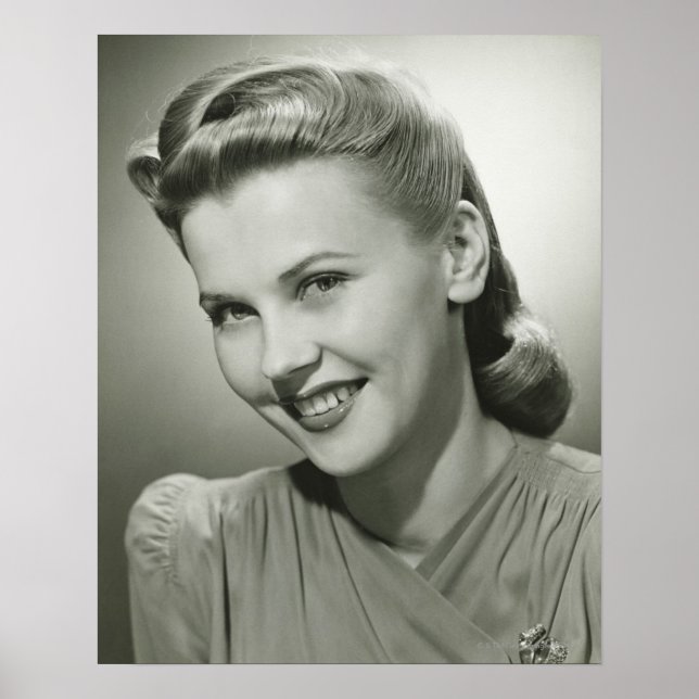 Woman Smiling 2 Poster (Front)