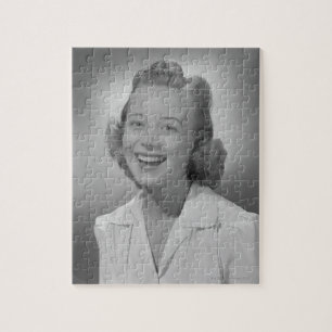 Woman Smiling Jigsaw Puzzle