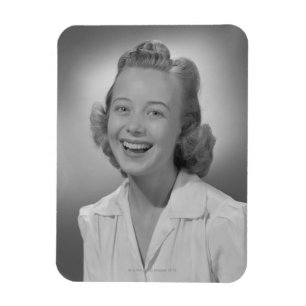 Woman Smiling Magnet