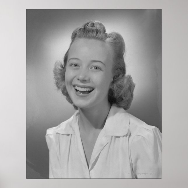 Woman Smiling Poster (Front)