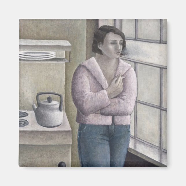 Woman Smoking 1996 Magnet (Front)