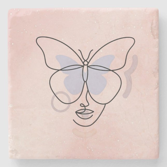 Woman Stone Coaster (Front)