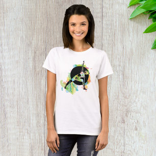 Woman Stretching Illustration T-Shirt