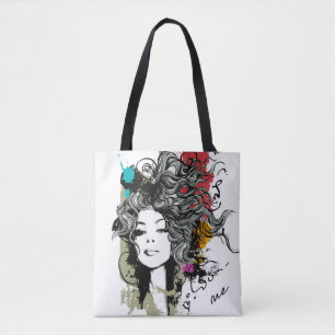 Woman Strong Empowered Tote Bag