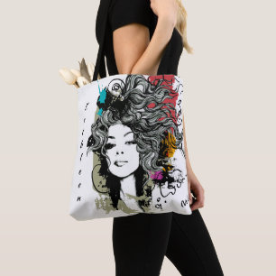 Woman Strong Empowered Tote Bag