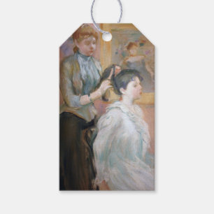 Woman Styling Daughter's Hair (by Berthe Morisot) Gift Tags