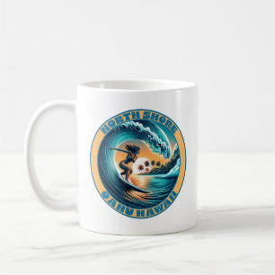Woman Surfer North Shore Oahu Hawaii Coffee Mug