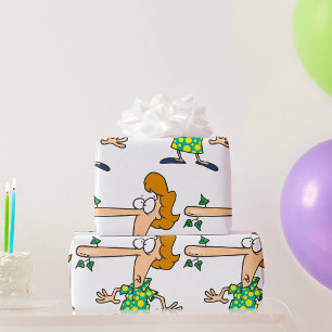 Woman Telling Lies Wrapping Paper