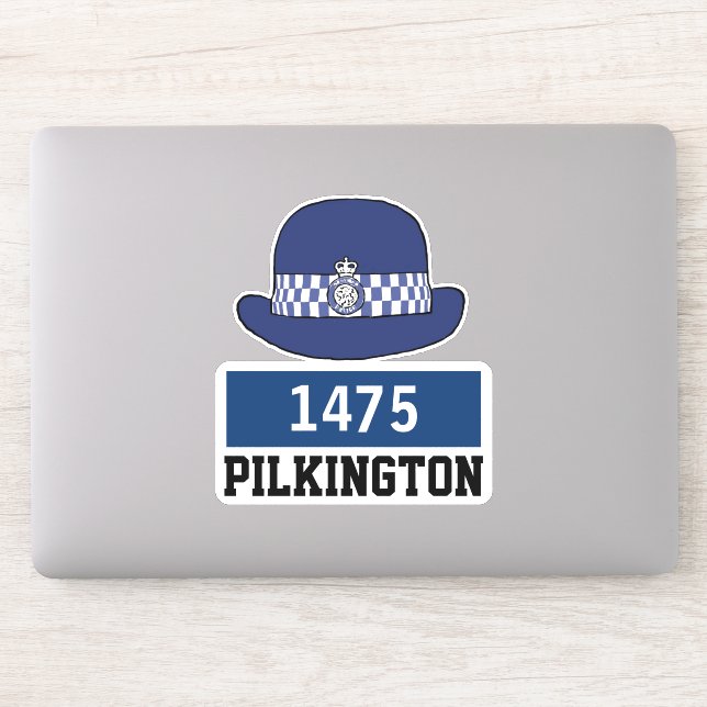  Woman UK Police Constable Hat with Name & Number (Computer)