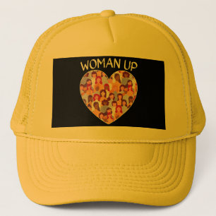 Woman Up Feminist Feminism Women Empowerment Gende Trucker Hat