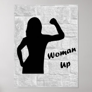 Woman Up - Fitness Posters for Women