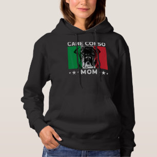 Woman Usa Cane Corso Mum Dog American Flag Hoodie