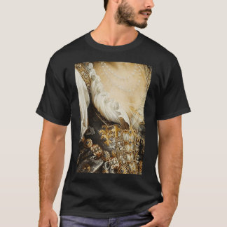 Woman Wearing Pearls Renaissance Painting T-Shirt