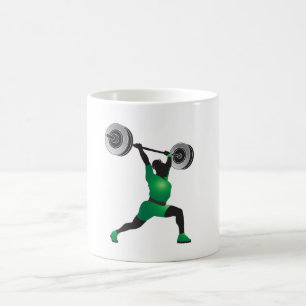 Woman Weightlifting Coffee Mug