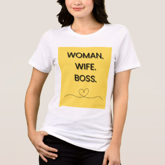Woman Wife Boss Tee #women t shirt