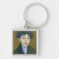 Woman with a Blue Scarf, c.1912 (oil on canvas)
