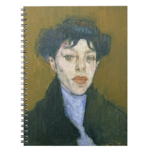 Woman with a Blue Scarf, c.1912 (oil on canvas) Notebook
