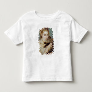 Woman with a Cat by Pierre-Auguste Renoir Toddler T-Shirt
