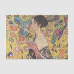 Woman with a Fan by Gustav Klimt Tissue Paper<br><div class="desc">Gustav Klimt is one of the most famous Art Nouveau artists of the genre. He was active in the late 19th / early 20th centuries.</div>