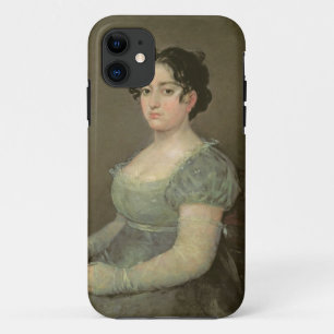 Woman with a Fan, c.1805-06 (oil on canvas) iPhone 11 Case